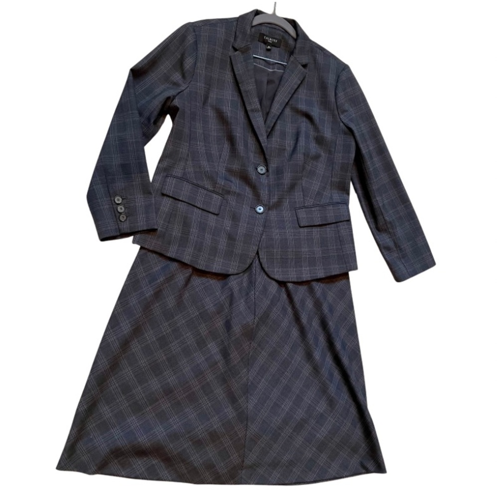 Talbots Wool Blend Fully Lined Blazer Jacket Zip … - image 1